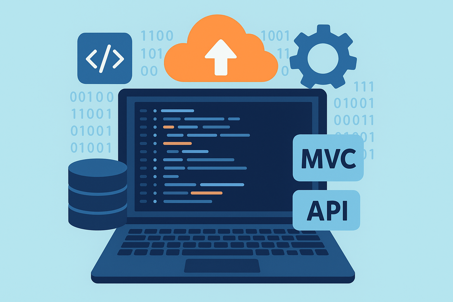 Diagrama representativo de la arquitectura MVC de la API
